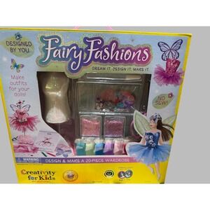 Kids Fairy Fashions Design Make 20 Piece Wardrobe Craft Kit Ages 8